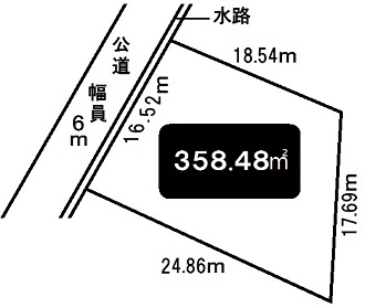神戸市西区池上2丁目　売土地の図面