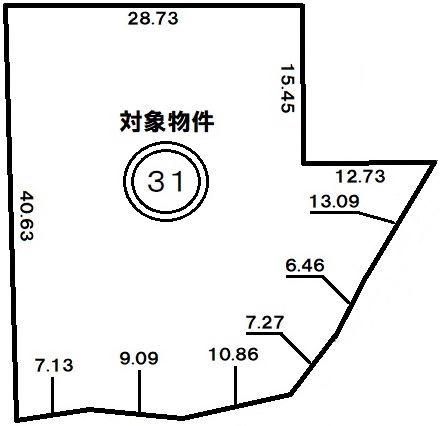 神戸市長田区西丸山町2丁目　売土地の図面