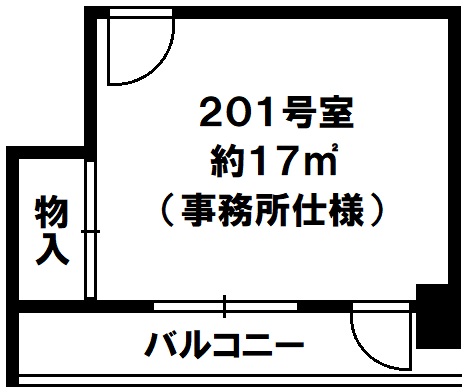 貸店舗・事務所　光山ビル201号　神戸市須磨区白川台1丁目の図面