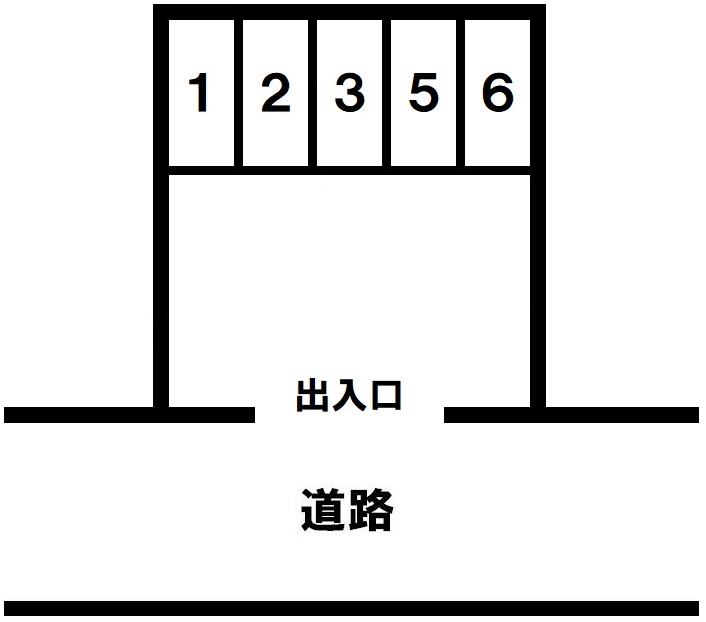 神戸市長田区池田広町　月極駐車場の図面