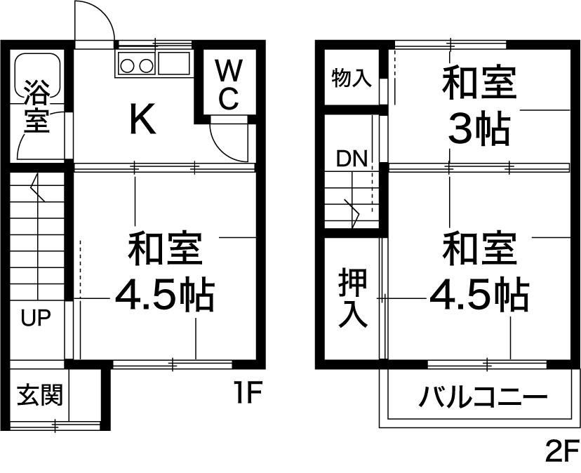 神戸市垂水区東垂水2丁目　貸家の図面