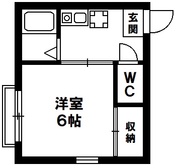 賃貸マンション　ピュアハイツ　神戸市中央区二宮町2丁目の図面