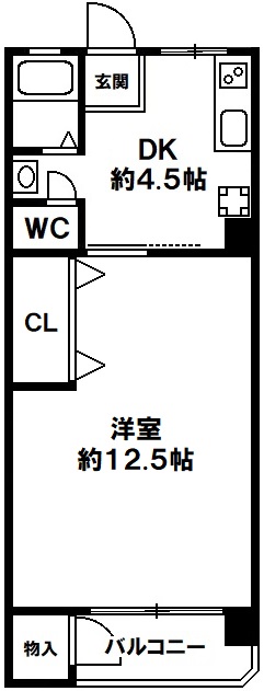 賃貸マンション　白川台マンション　神戸市須磨区白川台3丁目の図面
