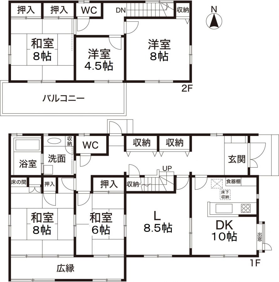 賃貸一戸建　神戸市須磨区友が丘3丁目の図面