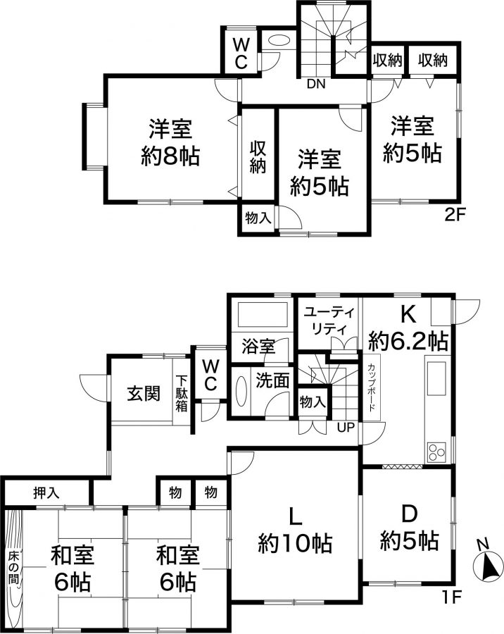 貸一戸建　神戸市垂水区つつじが丘6丁目の図面