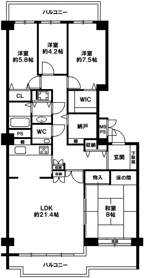 六甲グランドヒルズ参号館　神戸市灘区篠原伯母野山町1丁目　ペット飼育可能の図面