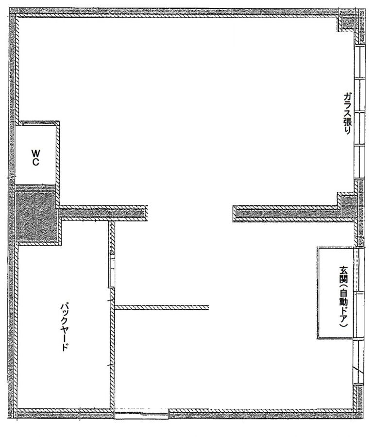 落合橋ビル１階　145,000円+消費税の図面