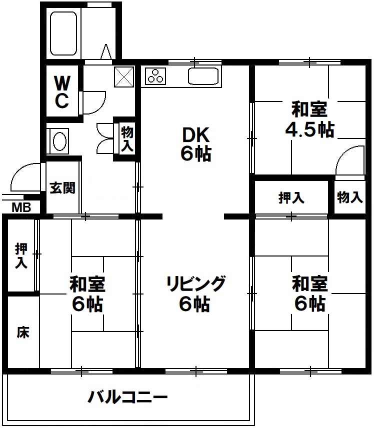 白川台住宅10号棟　神戸市須磨区白川台2丁目の図面
