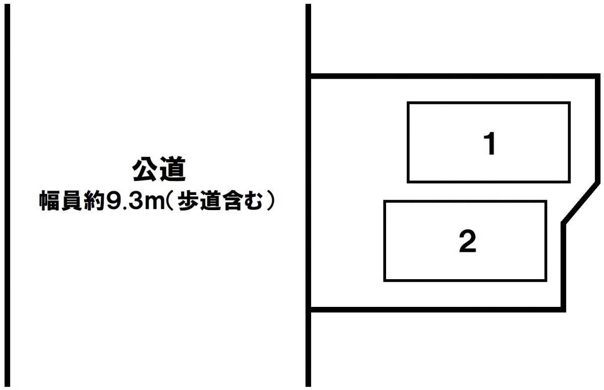 神戸市長田区西尻池町1丁目　月極駐車場の図面