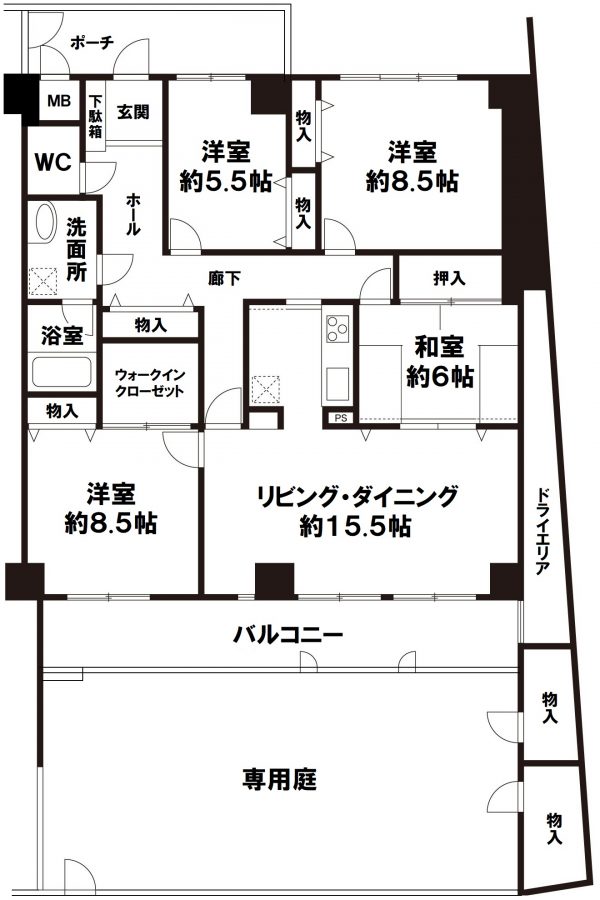 ライオンズマンション須磨妙法寺　神戸市須磨区妙法寺字岩山の図面