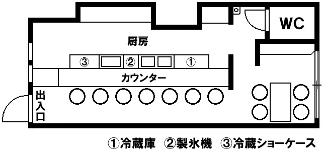 貸店舗　神戸市須磨区白川台3丁目　グランドハイツコーワ白川台の図面