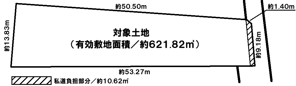 売土地　明石市鳥羽　JR線「西明石」駅　事業用地の図面