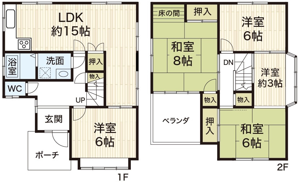 京都府亀岡市三宅町1丁目　中古戸建の図面